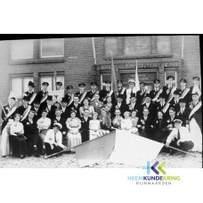 1955 Koning Wilhelmus Buil en Koningin J.Buil Janssen F00002817